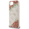 Etui Guess 4G Flowers Print MagSafe do   iPhone 16E / 17E różowy